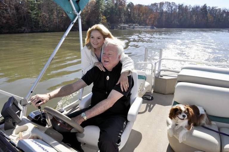 Celebrities Visit Dog Lake