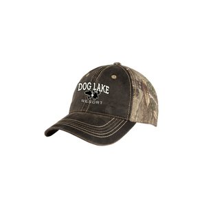 Dog Lake Resort Camo Cap